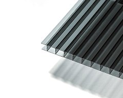 Сотовый поликарбонат 10 графитовый Стандарт ГОСТ 2100*12000